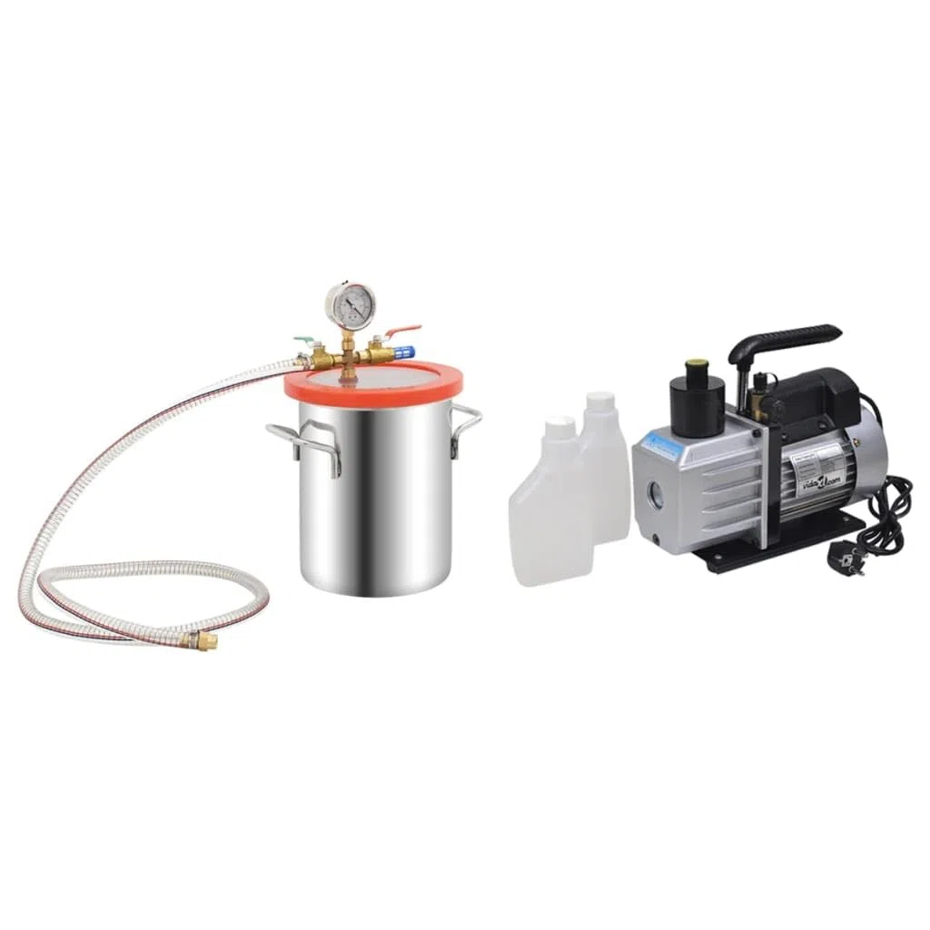 Vakuumkammer mit 2-stufiger Pumpe 5,5 L,11.62kg,3100538