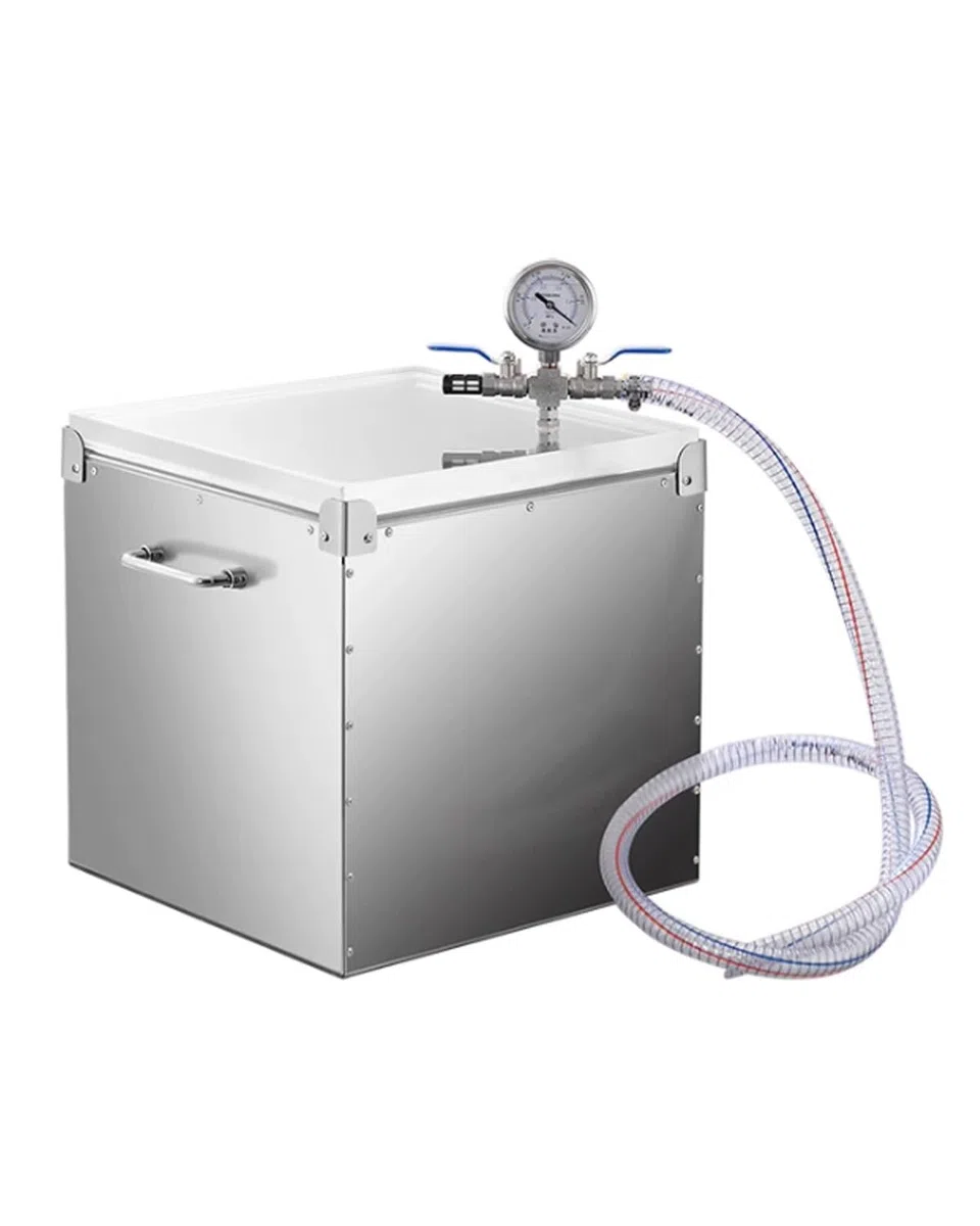 Vakuumkammer Vakuumkammer (2, 3, 6 Oder 10 Gallonen) für Den Harzguss, Druckbehälter zur Entgasung und Blasenentfernung, Gerät zur Blasenentfernung(2 Gallon/7L)