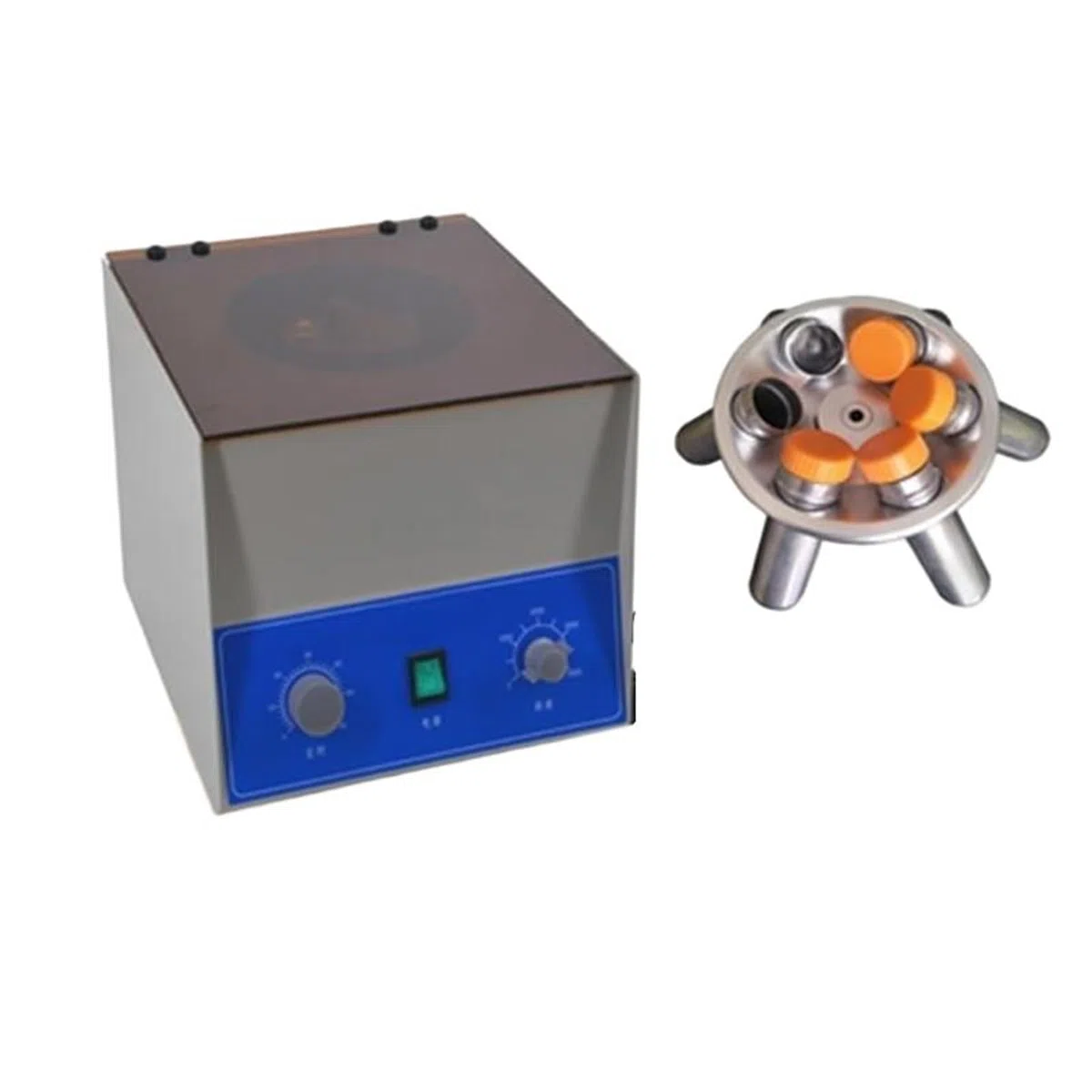 Elektrische Tischzentrifuge, 2770 x g, 4000 U/min, 50 ml 8 Kapazität, geräuscharme Laborzentrifuge mit Timer-Geschwindigkeitsregelung Hohe Leistung