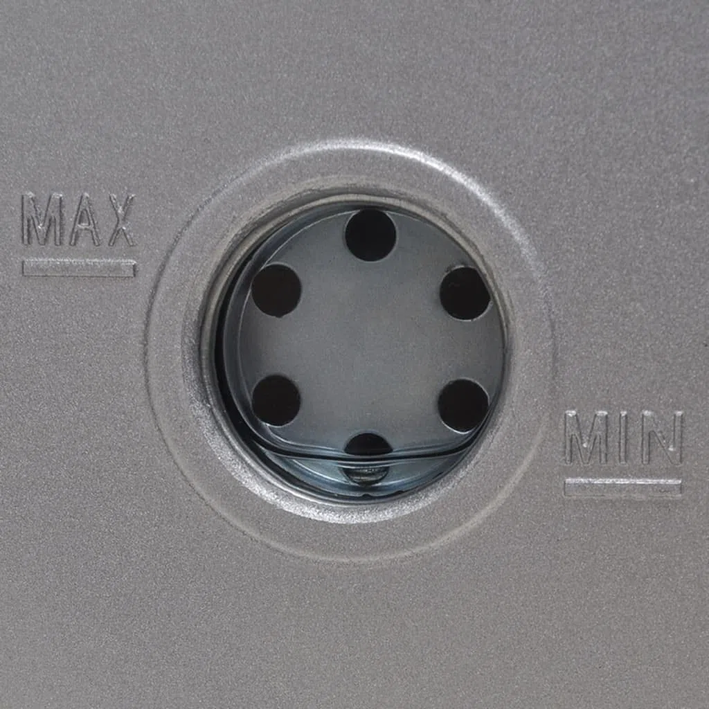 Vakuumkammer mit einstufiger Pumpe 7,4 L Edelstahl Vakuumiergerät mit Manometer 24 cm Durchmesser, 3,5 CFM Leistung für Entlüftung, Entwässerung und Keller-Drainage Anwendungen