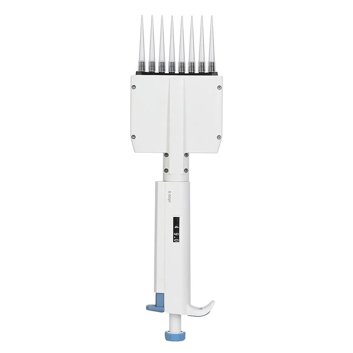 Mikropipette, Pipette 8-Kanal 5-50μl Variables Volumen Manuell einstellbare mechanische Laborwerkzeug