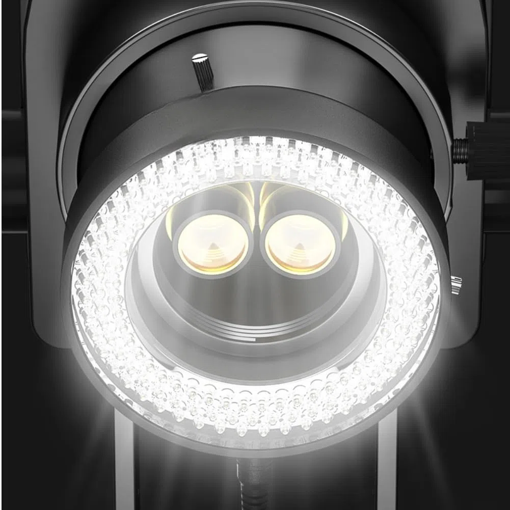 LED Ringlicht Für Mikroskop Mit 144 Hochleistungs-LEDs Einstellbarer Helligkeit USB Betrieben Für Mikroskope Mit 60 MM Innendurchmesser